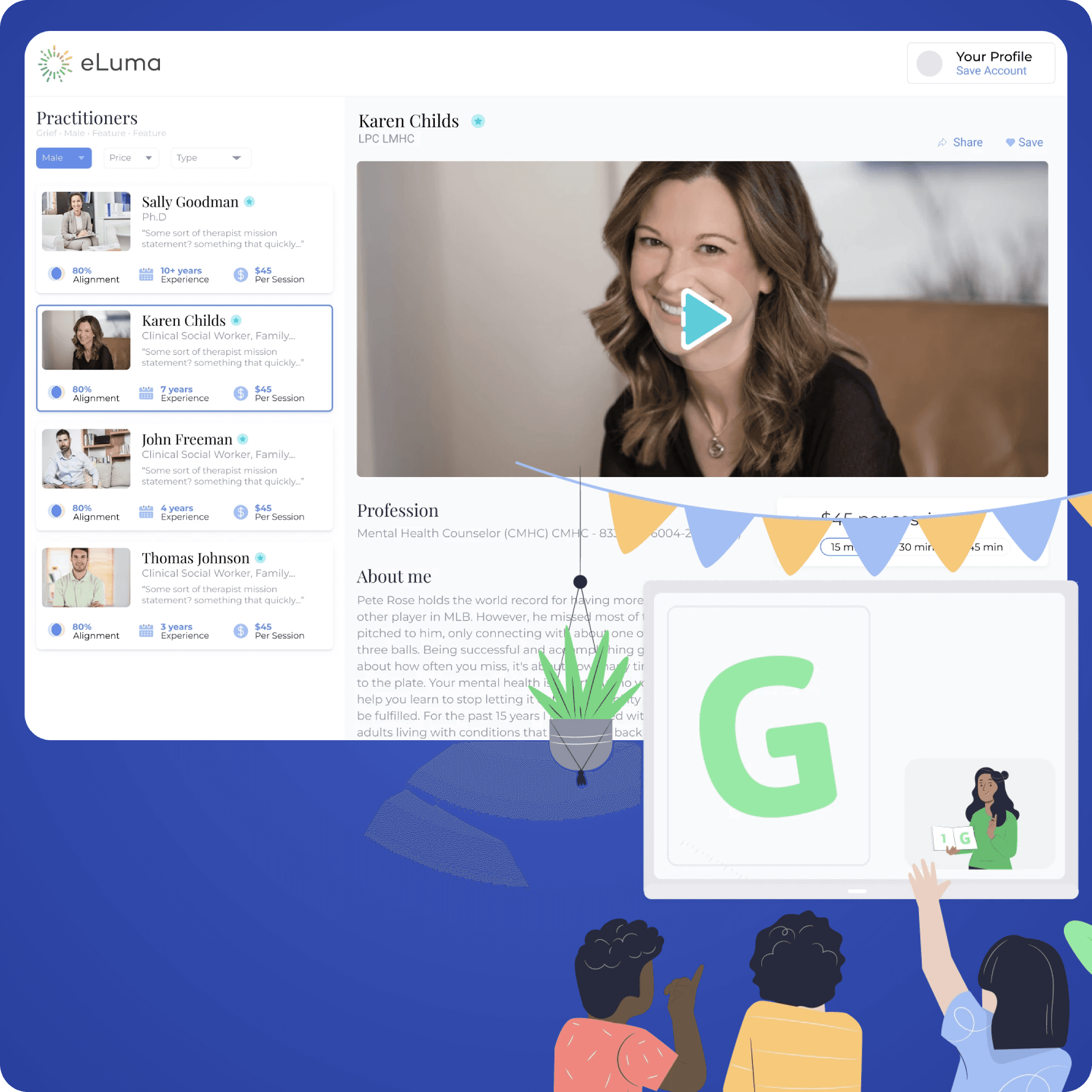 Child Therapy Marketplace — Eluma