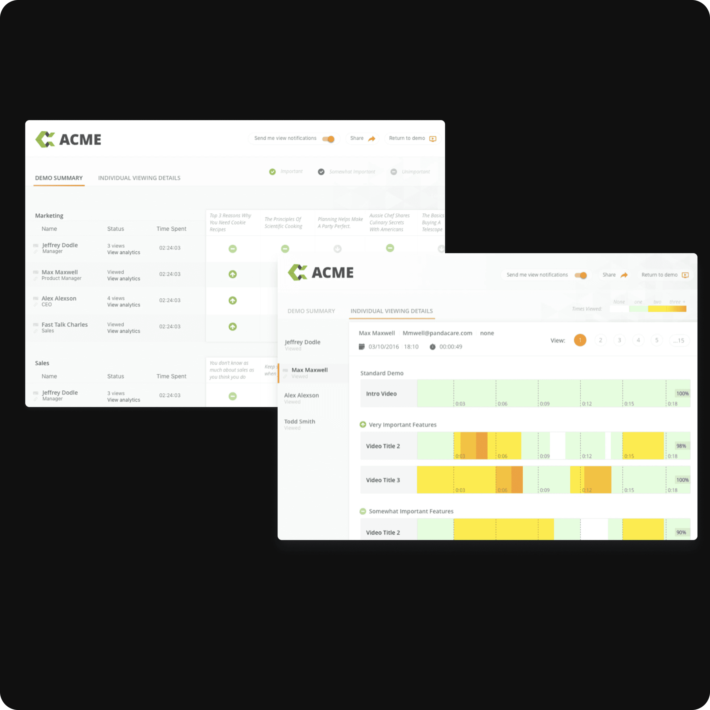 Live Demos — screen 4